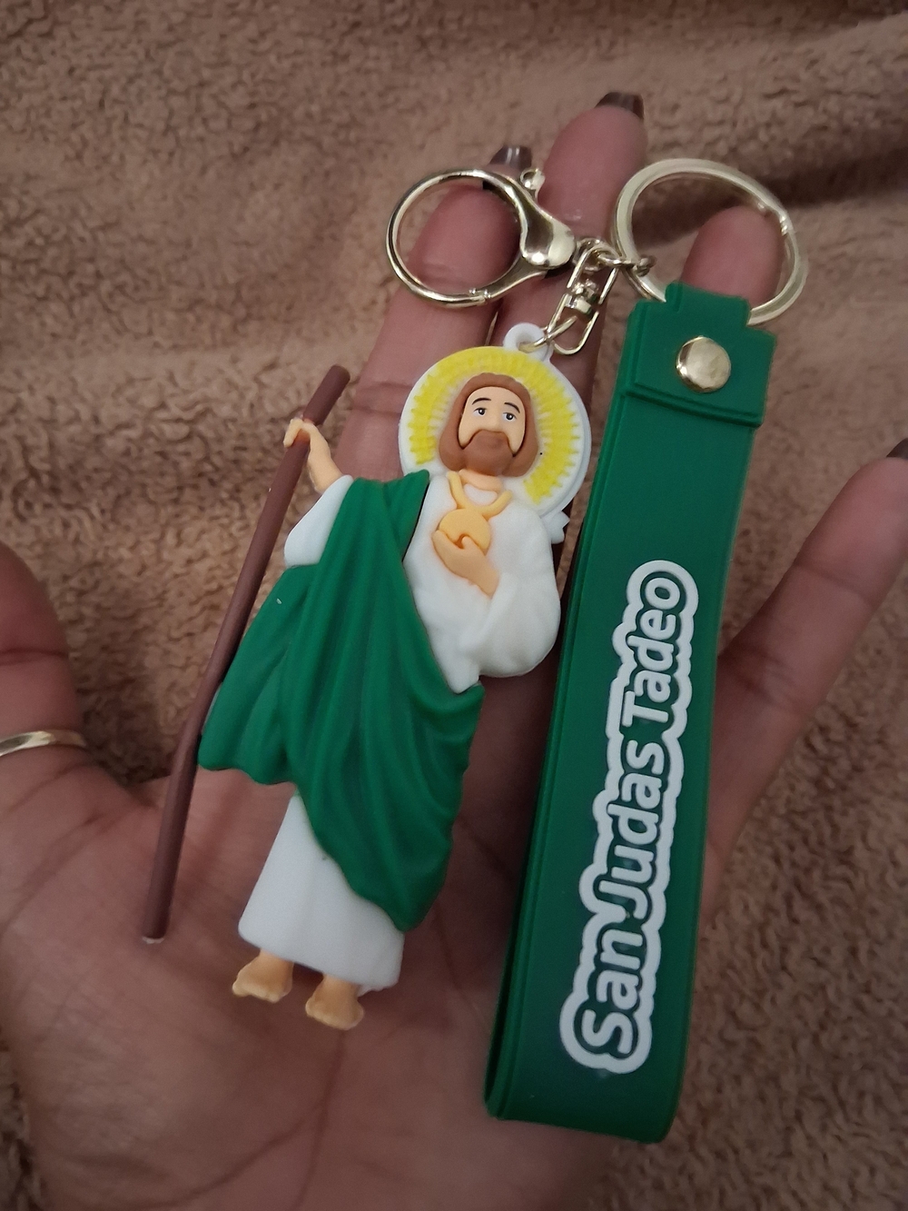 San Judas Tadeo Key Chain